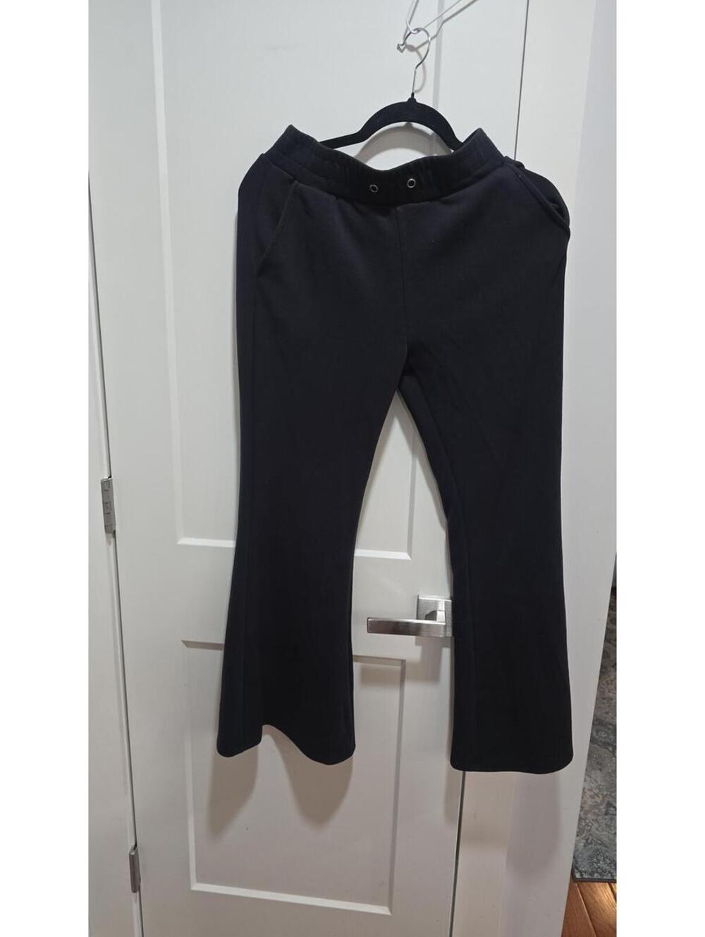 Match Fit Black Flared Pants Size Small